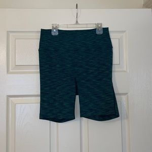 Outdoor Voices High-Rise FreeForm Green Bike Shorts